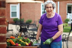 Woman Gardening