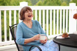 Woman on Porch