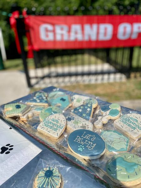 Dog Treats at the Opening of the Dog Park